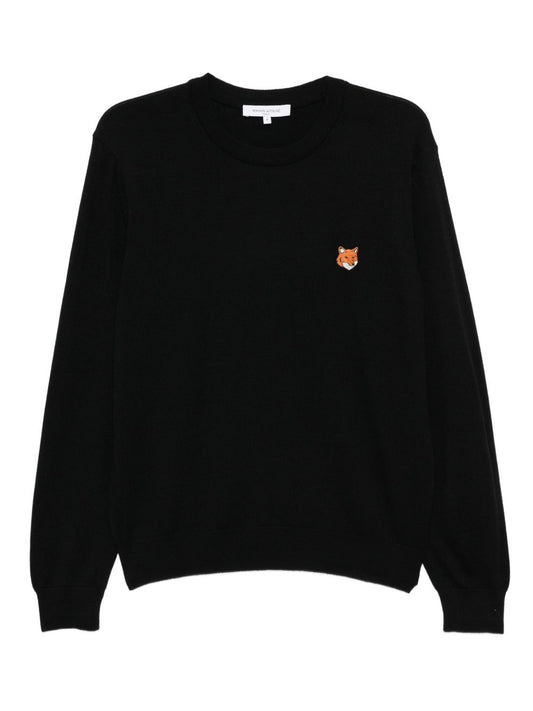 Maison Kitsuné Maison Kitsuné Bold fox head patch sweater