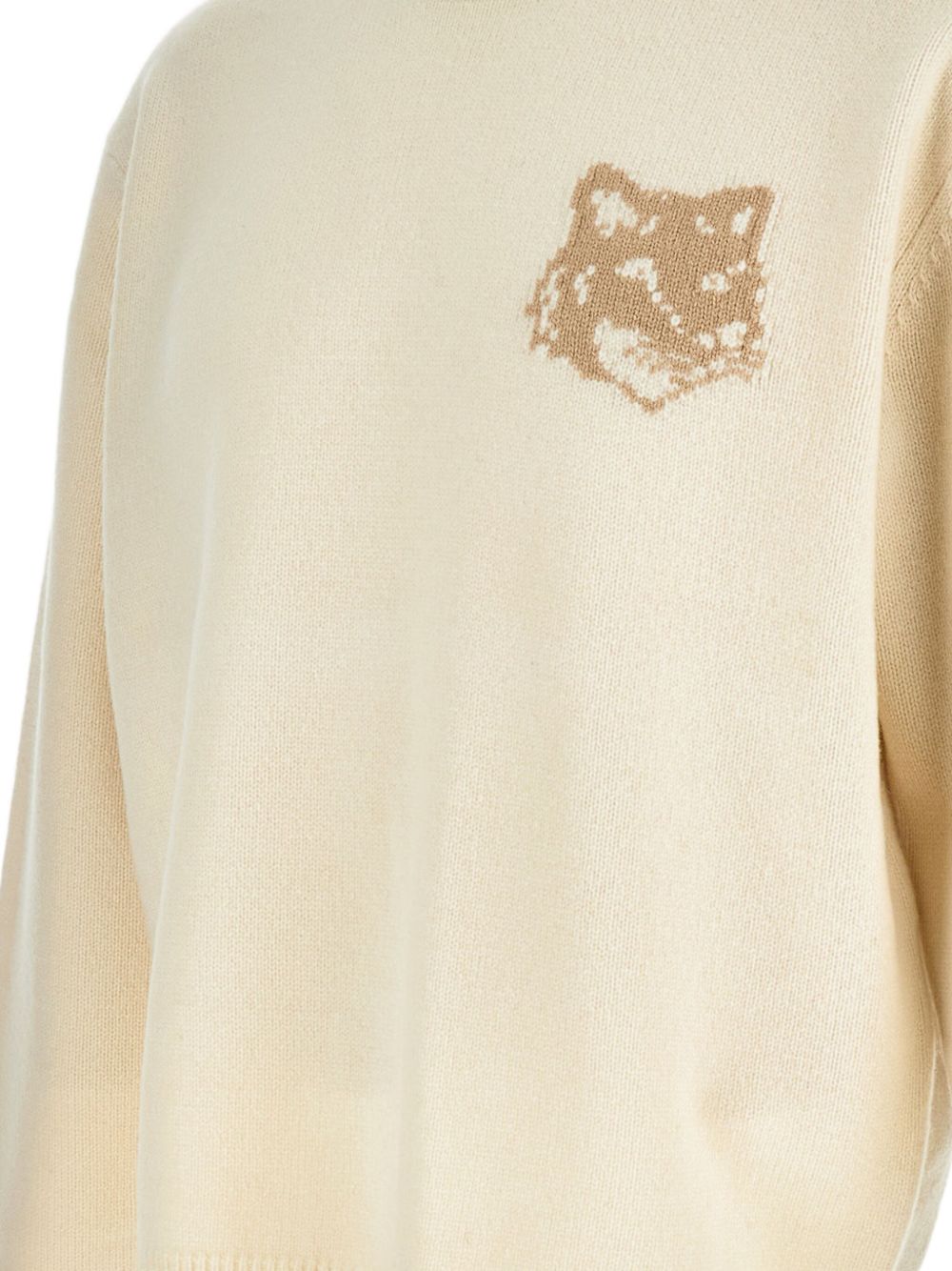 Maison Kitsuné Maison Kitsuné Fox Head-intarsia sweater