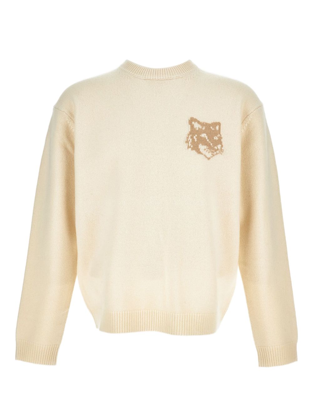 Maison Kitsuné Maison Kitsuné Fox Head-intarsia sweater