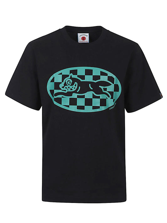 Icecream Icecream Checker running dog t-shirt
