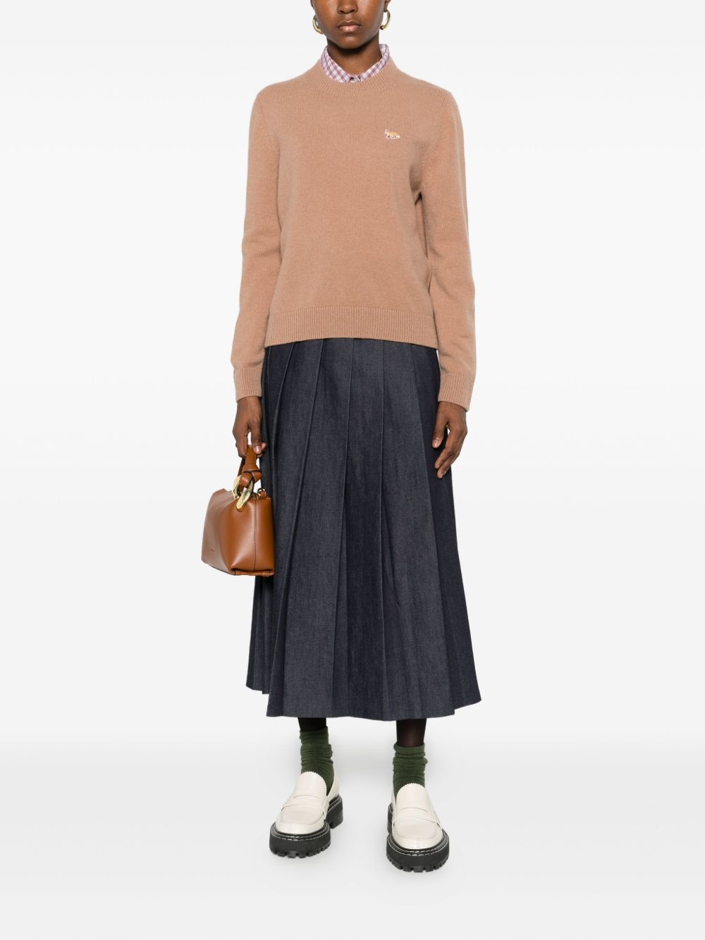 Maison Kitsuné Maison Kitsuné Baby Fox wool jumper