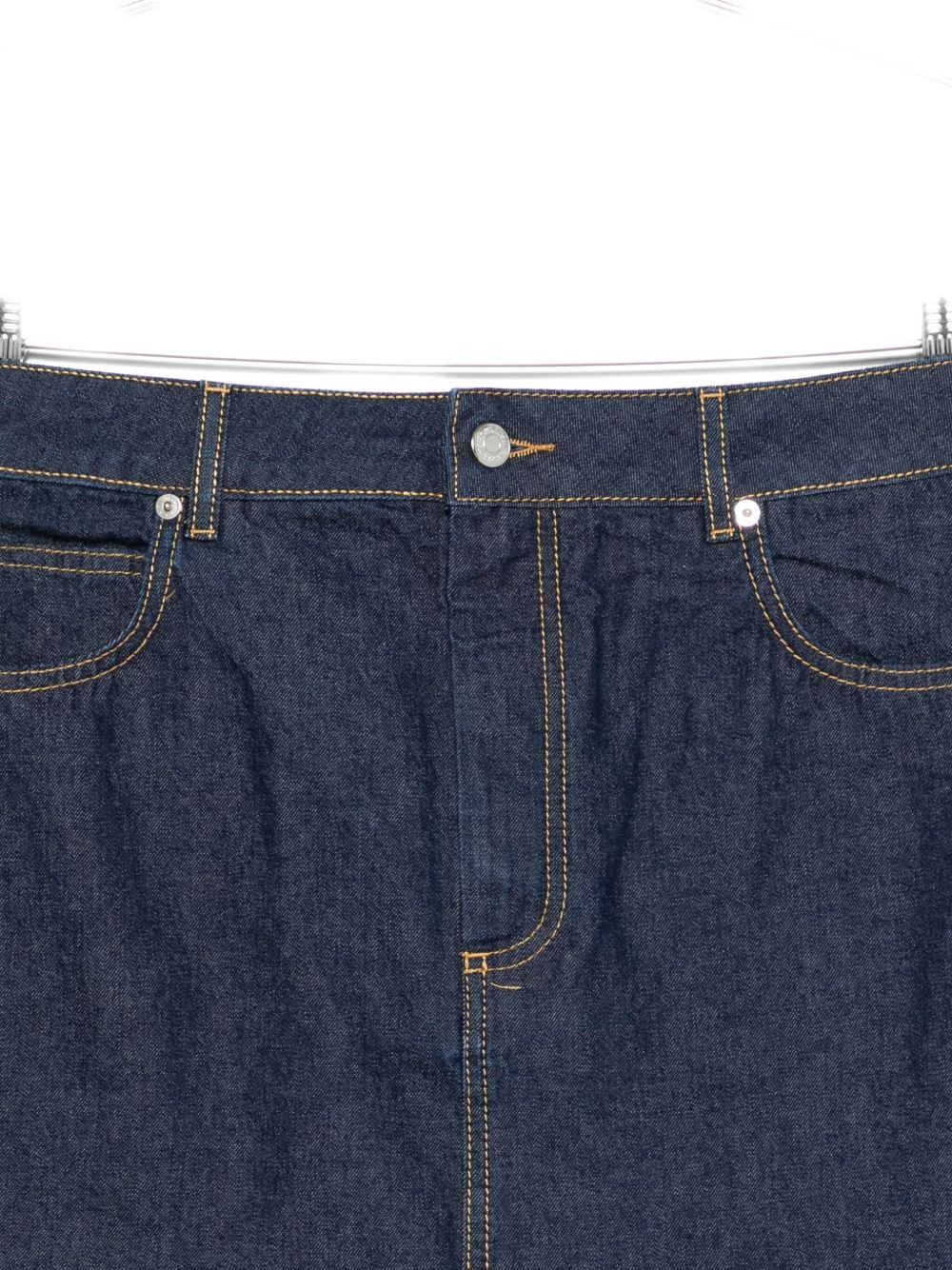 Maison Kitsuné Maison Kitsuné denim mini skirt