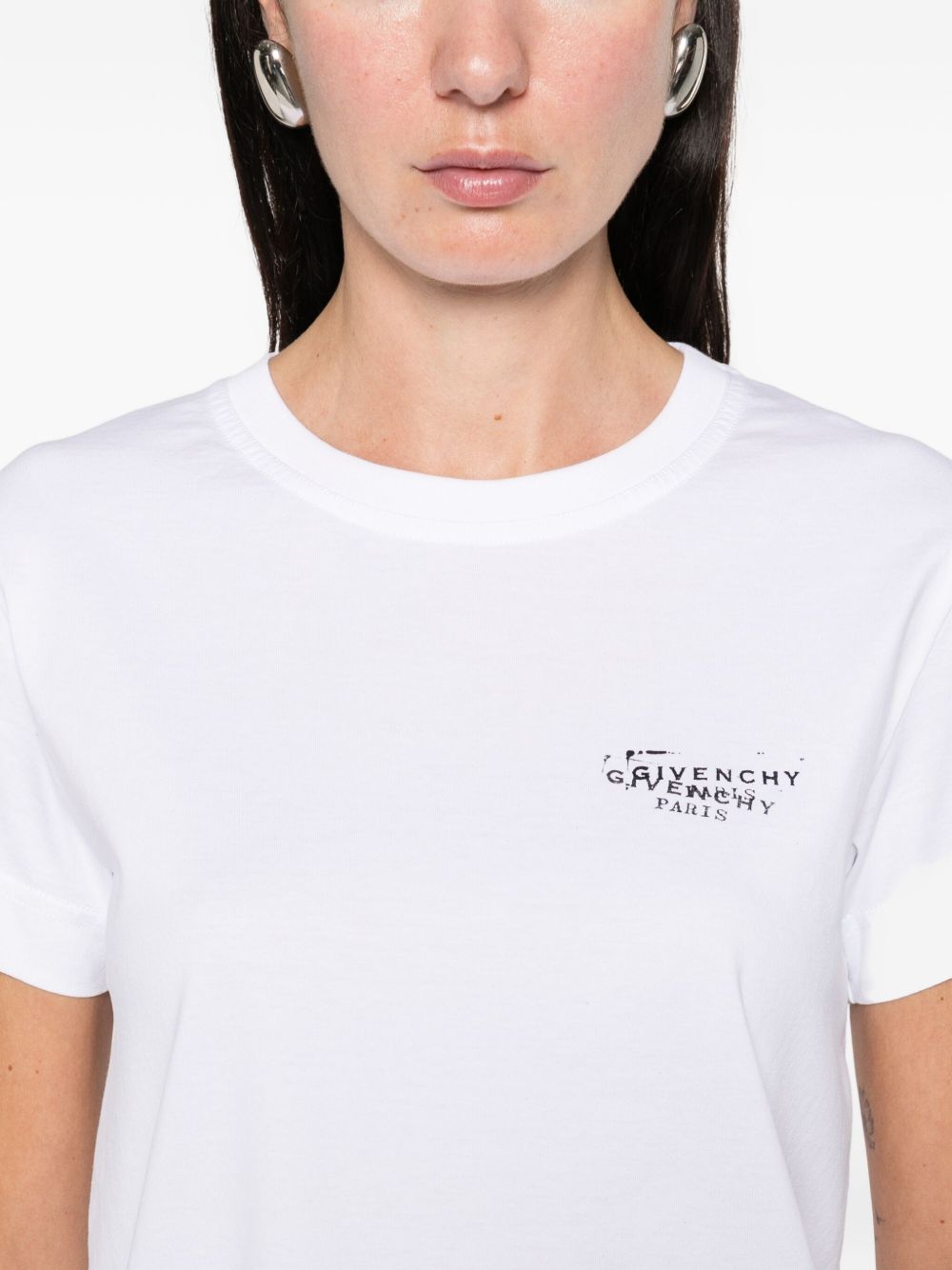 تي شيرت قطن بشعار GIVENCHY