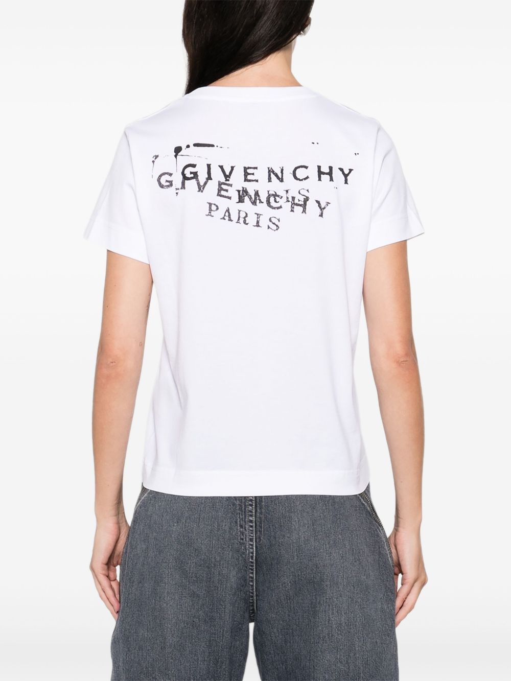 تي شيرت قطن بشعار GIVENCHY