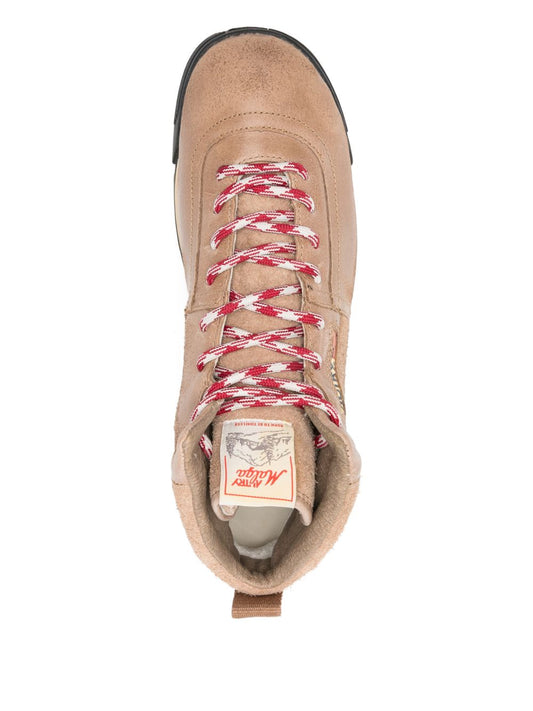 Autry Natural Suede Leather Malga Sneakers.
