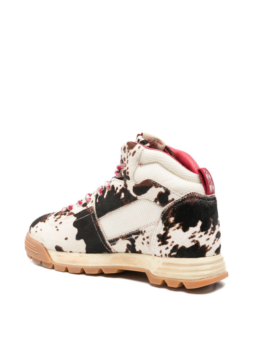 Autry Autry MARSHMALLOW AND BROWN HORSE-EFFECT MALGA Sneakers