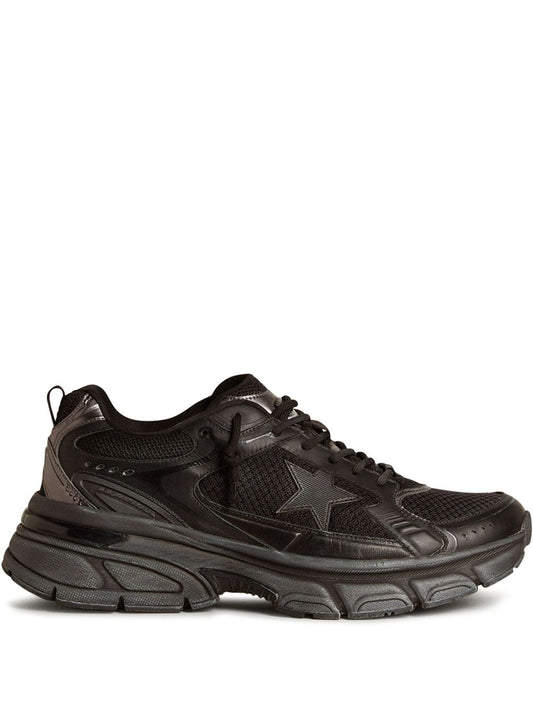 Golden Goose Women’s Lightstar with black leather Sneaker
