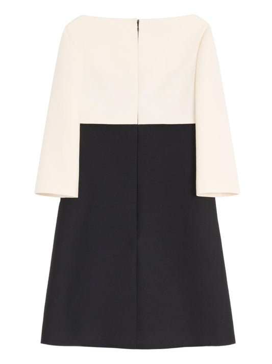 Valentino Wool and silk mini dress