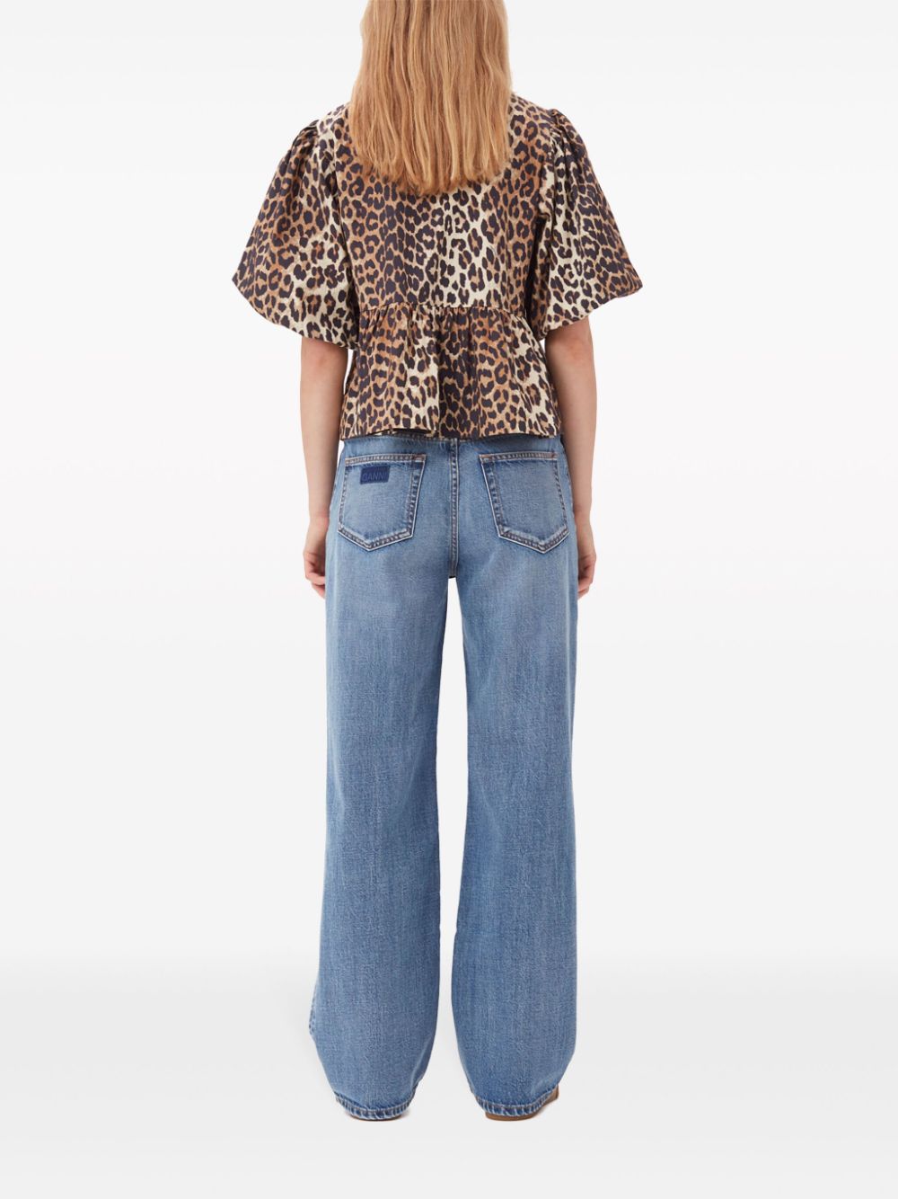 Ganni Ganni Organic cotton blouse