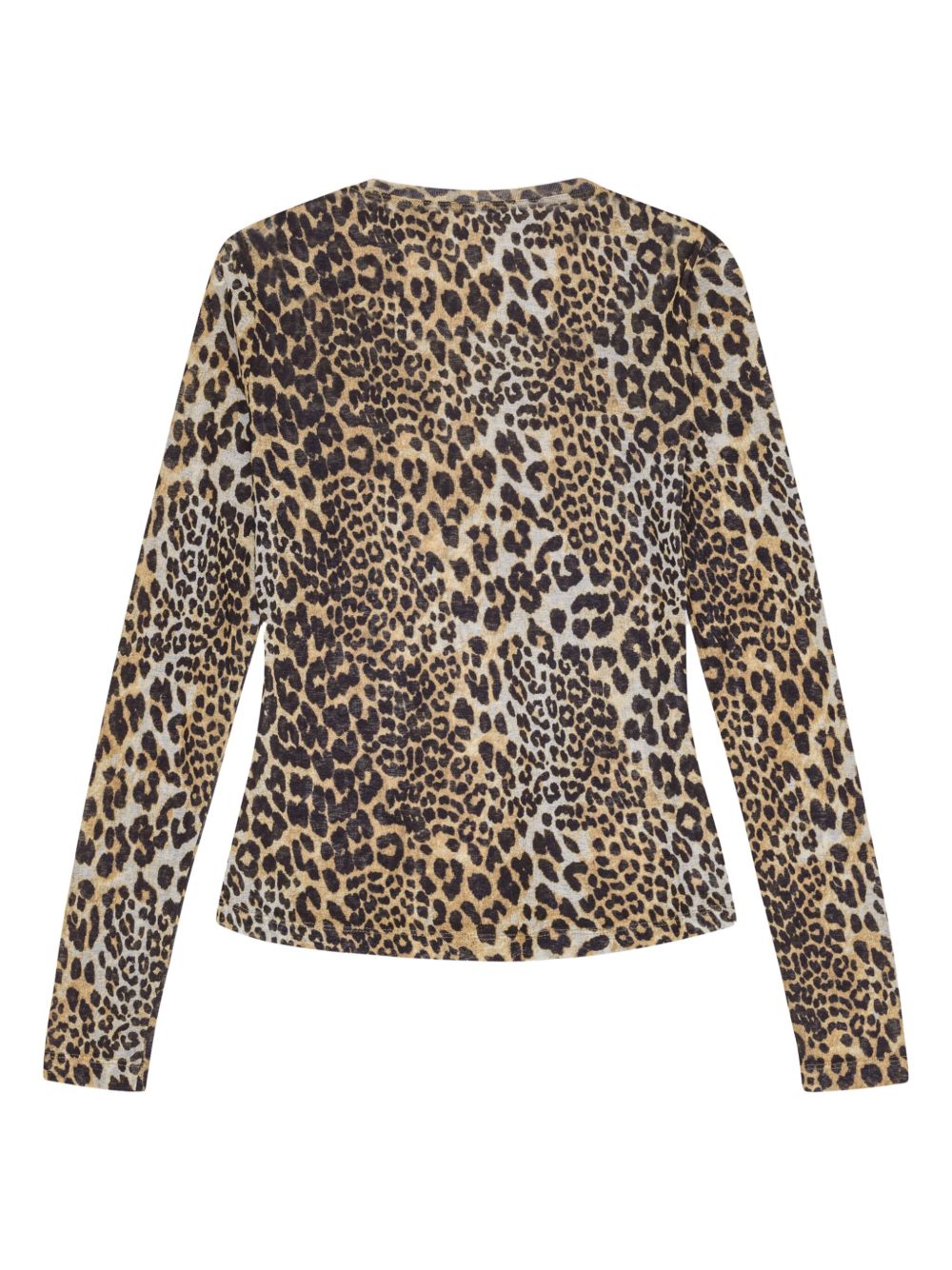 Ganni Ganni Leopard print top