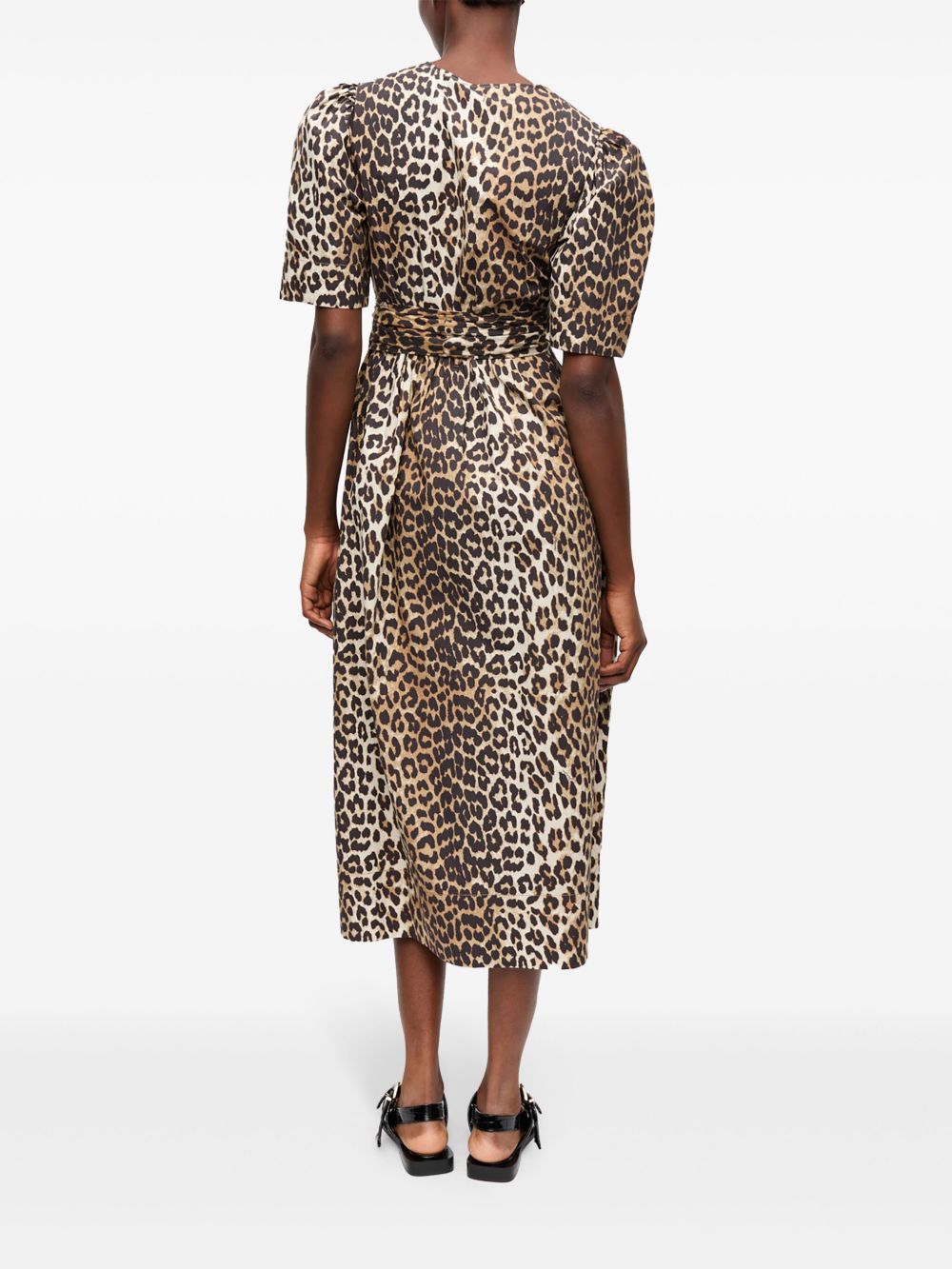 Ganni Ganni Organic cotton midi dress