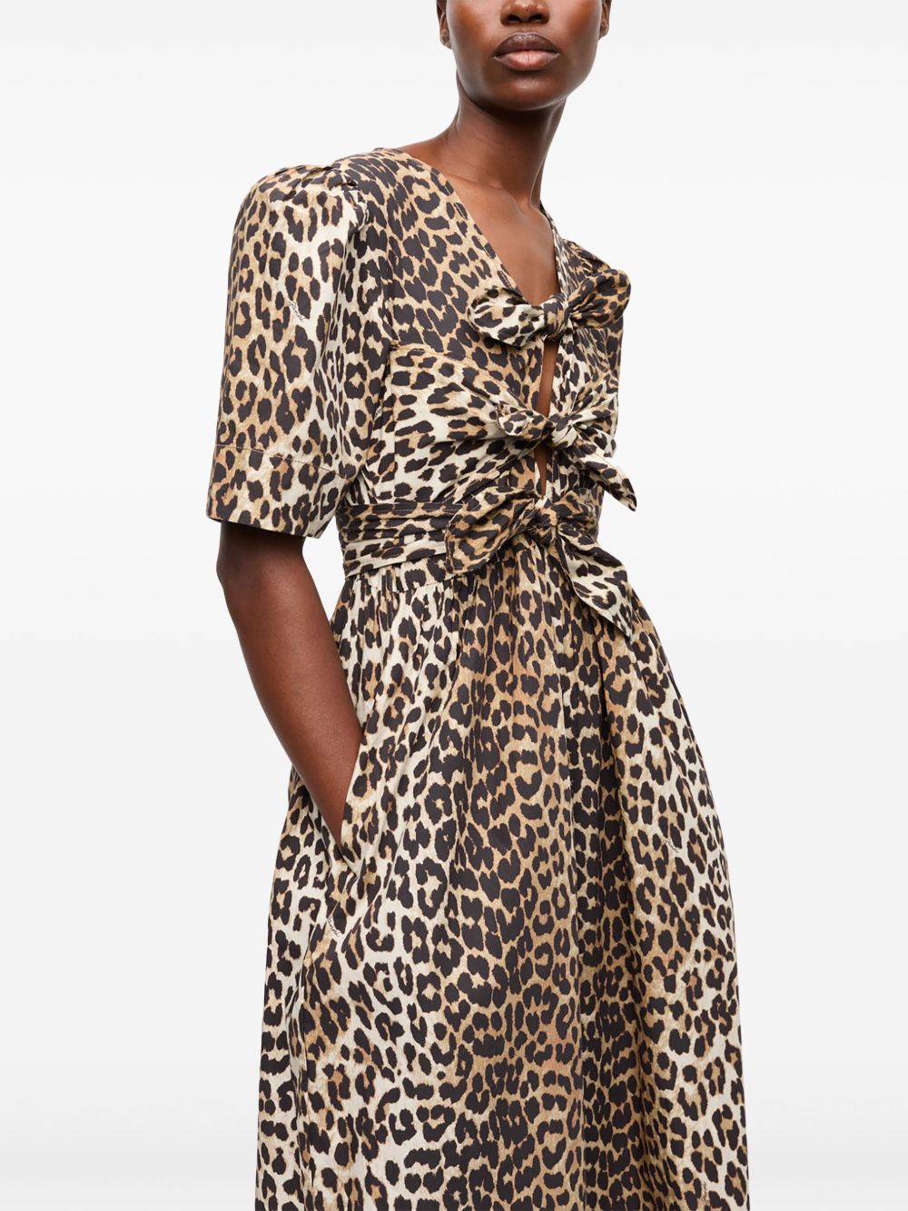 Ganni Ganni Organic cotton midi dress