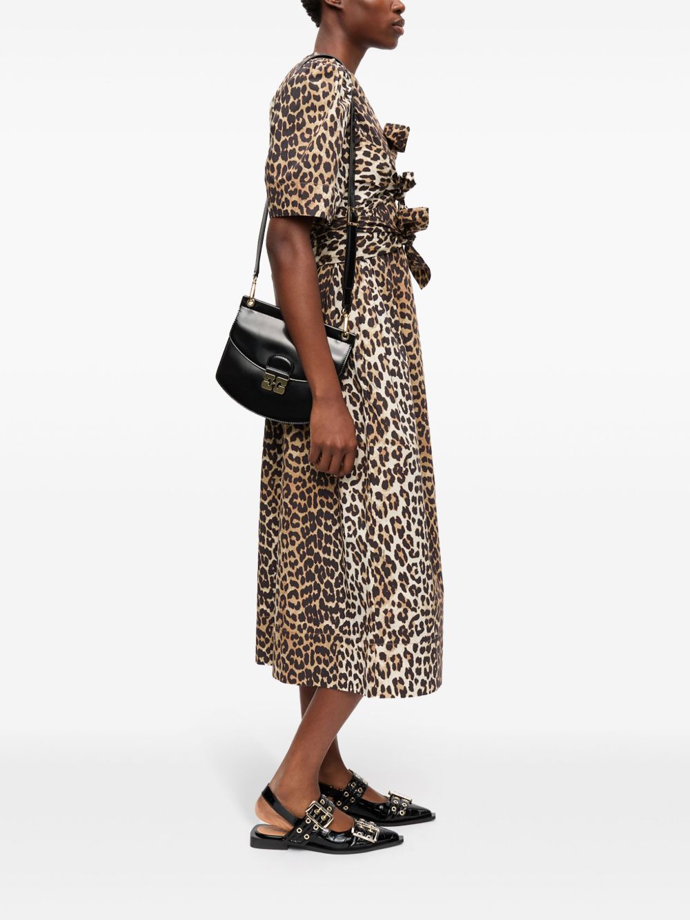 Ganni Ganni Organic cotton midi dress