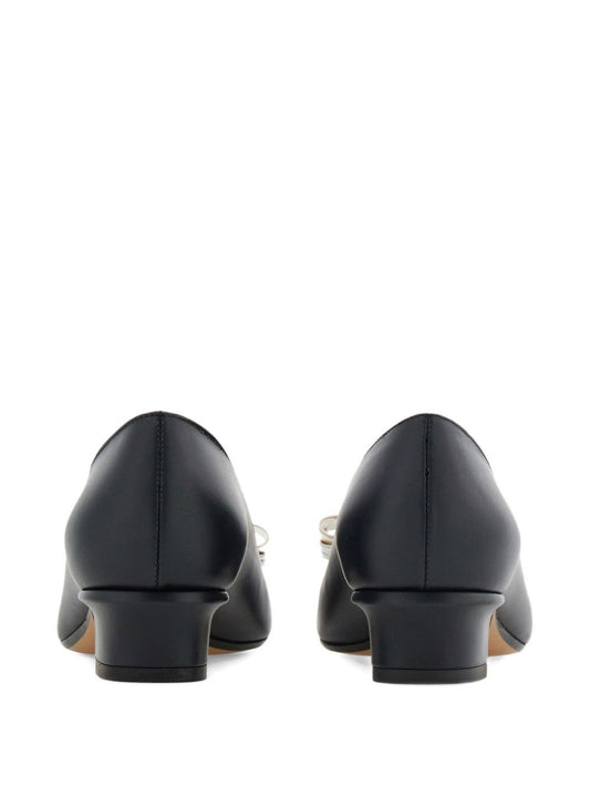 Ferragamo Vara leather pumps