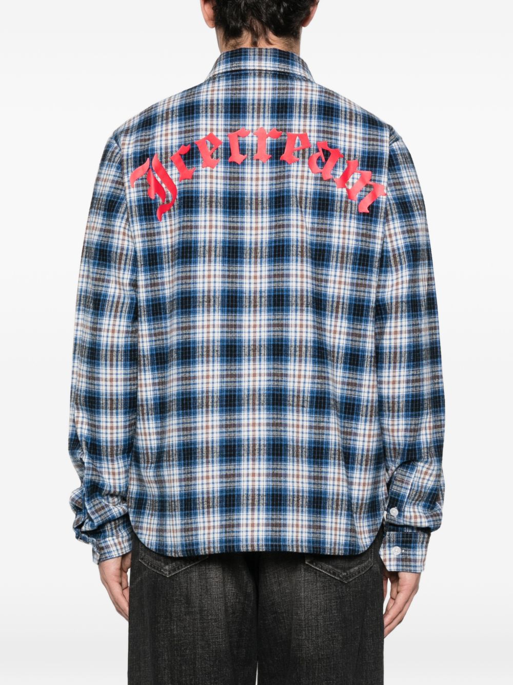 Icecream Icecream Checked cotton shirt