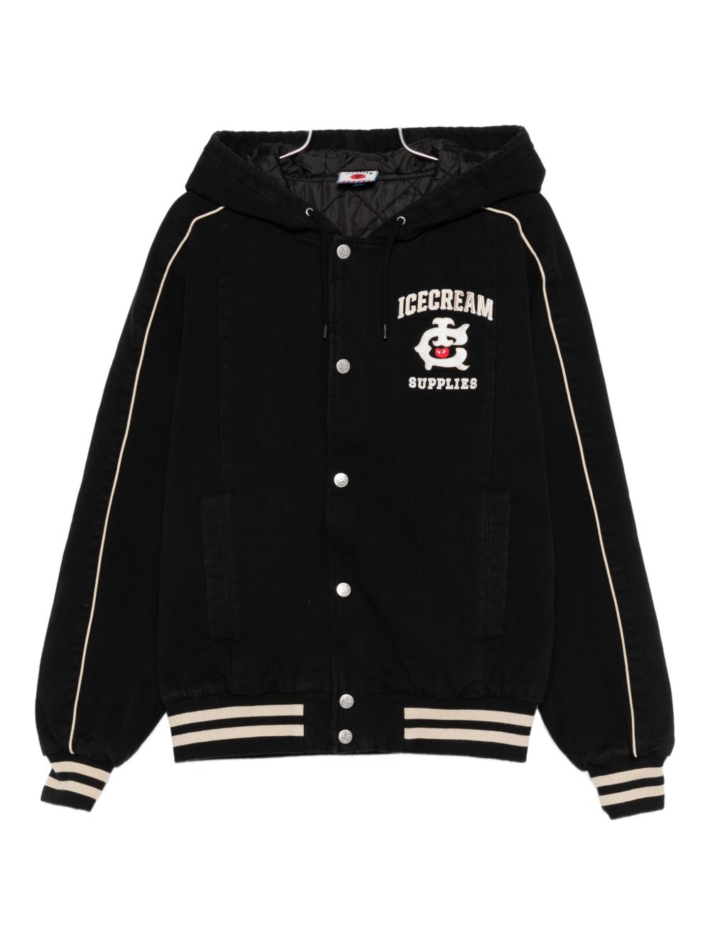 Icecream Icecream Cotton hooded bomber jacket