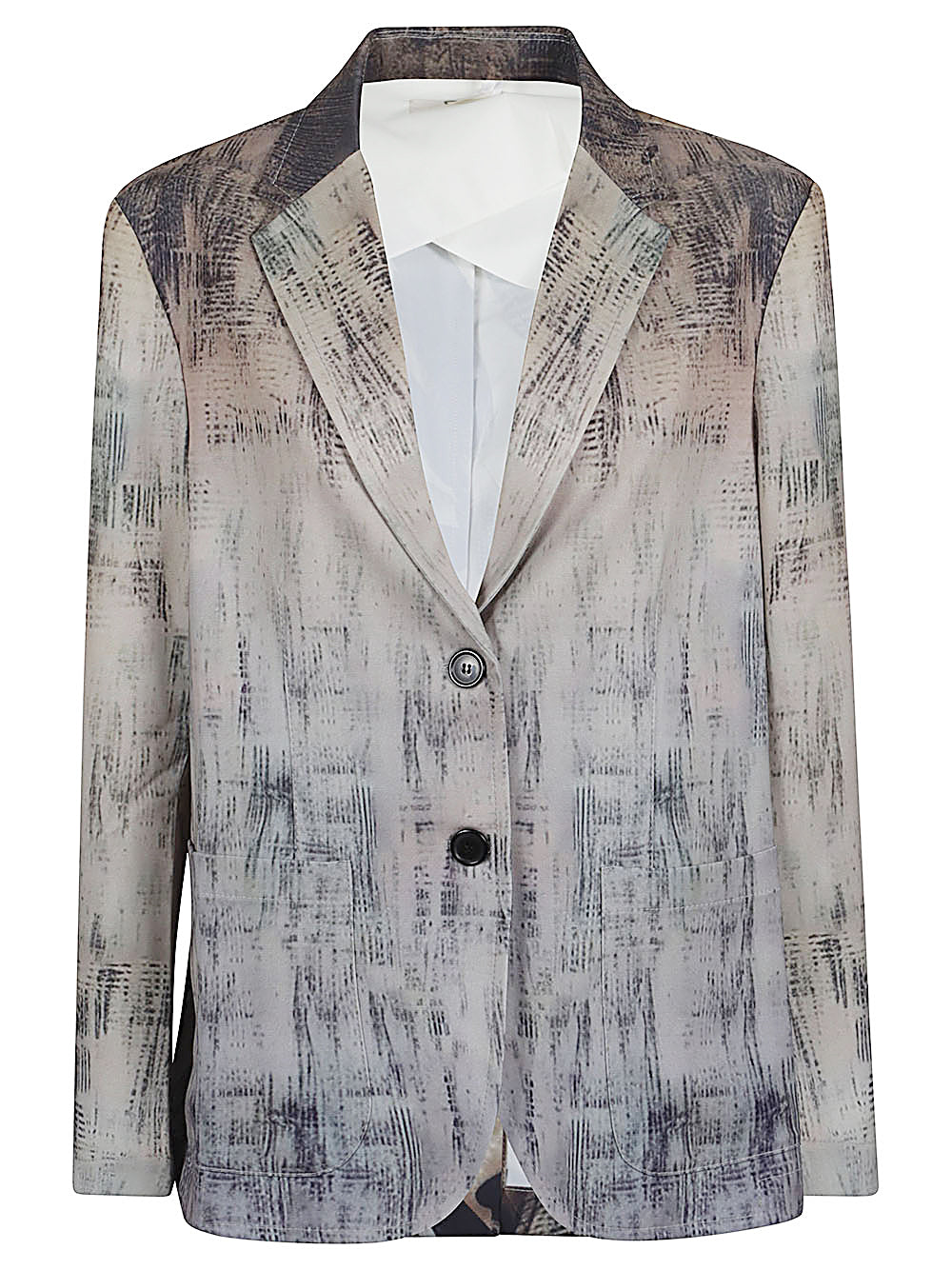 SISSIOTTOSTYLE Sissiottostyle Printed single-breasted blazer jacket