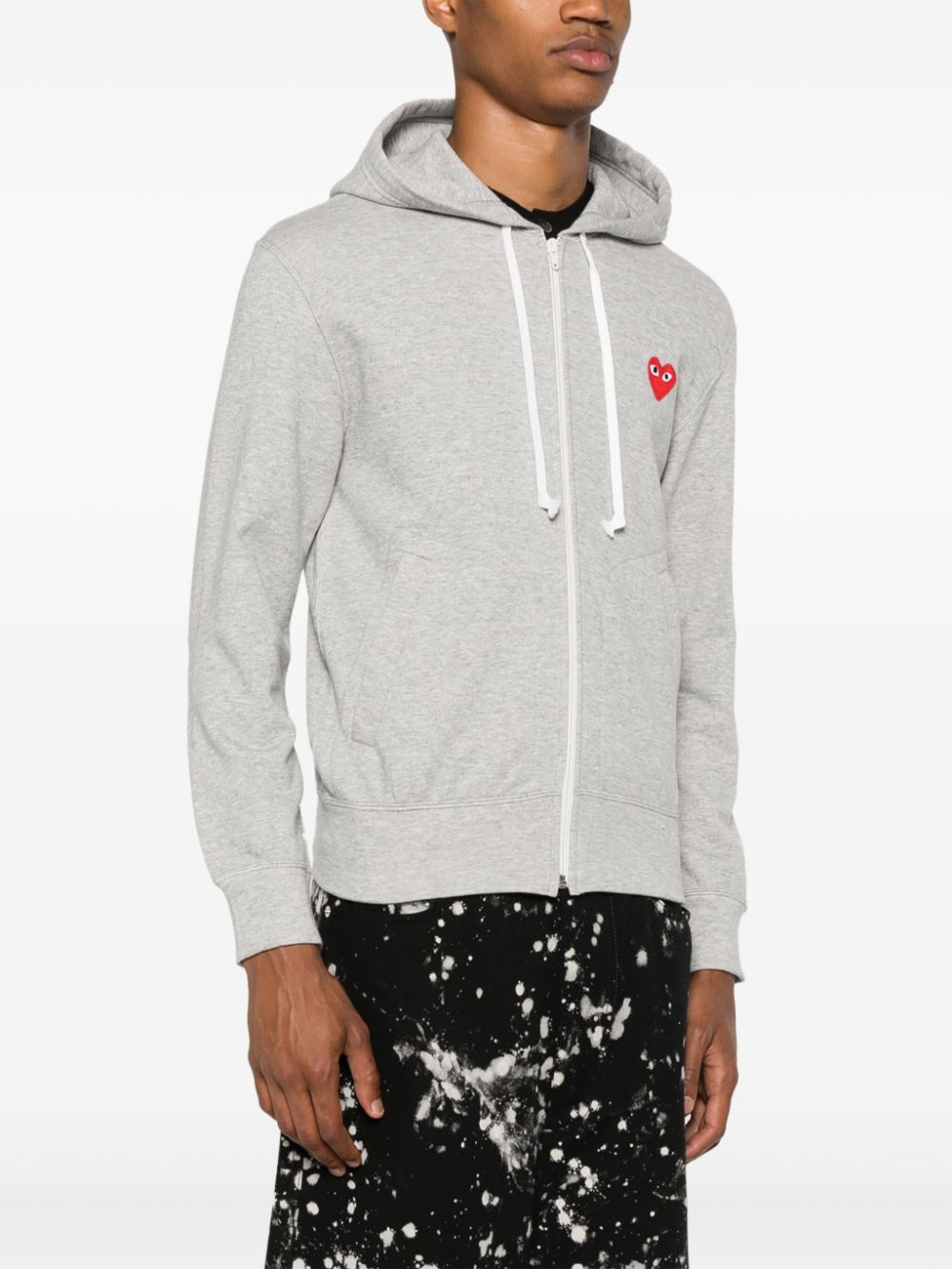 Comme Des Garcons Comme Des Garcons Cotton zipped hoodie