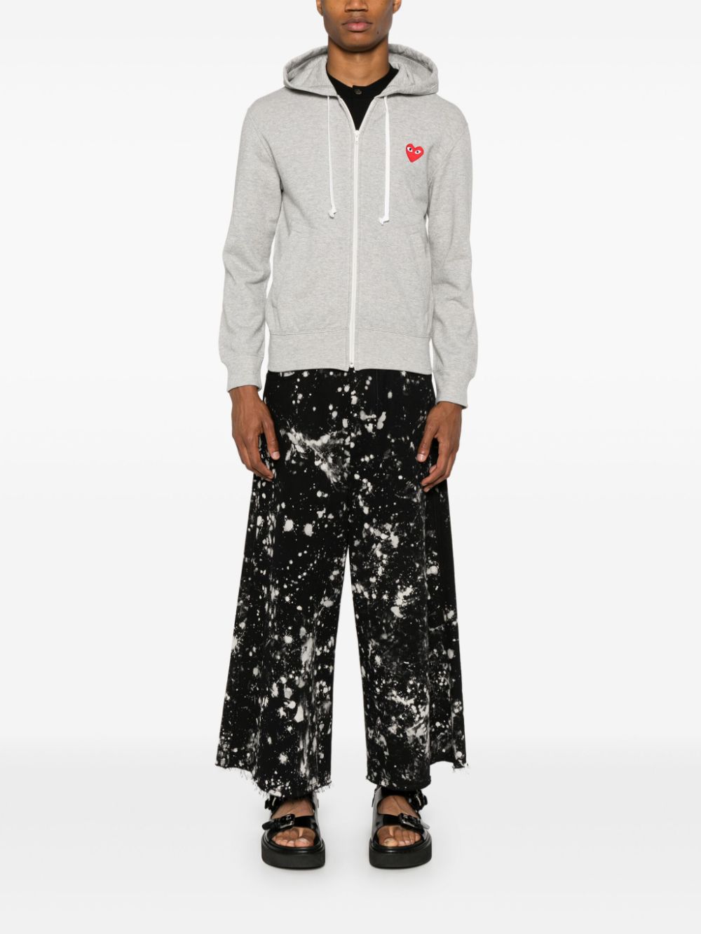 Comme Des Garcons Comme Des Garcons Cotton zipped hoodie