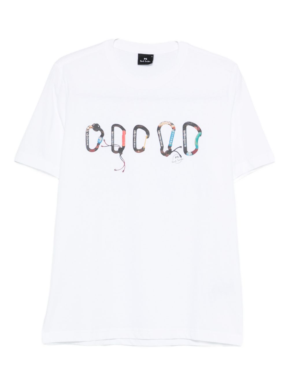 PS By Paul Smith Ps By Paul Smith Carabiner organic cotton t-shirt