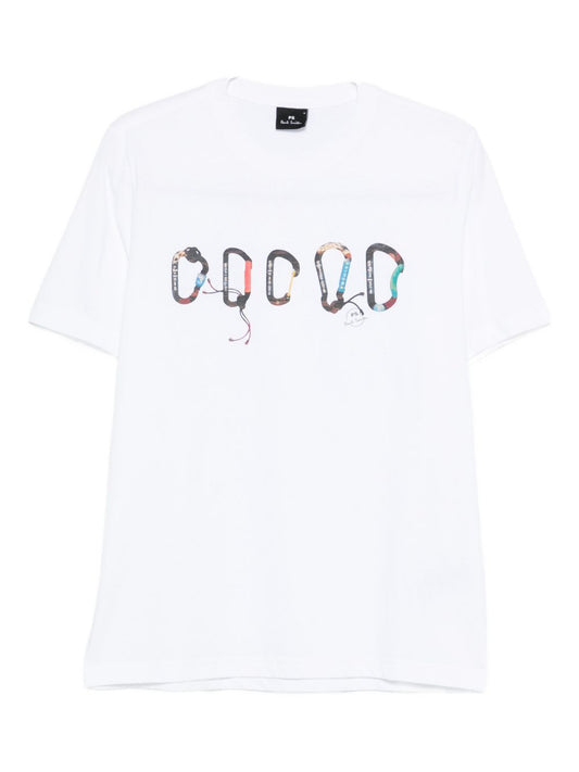 PS By Paul Smith Ps By Paul Smith Carabiner organic cotton t-shirt
