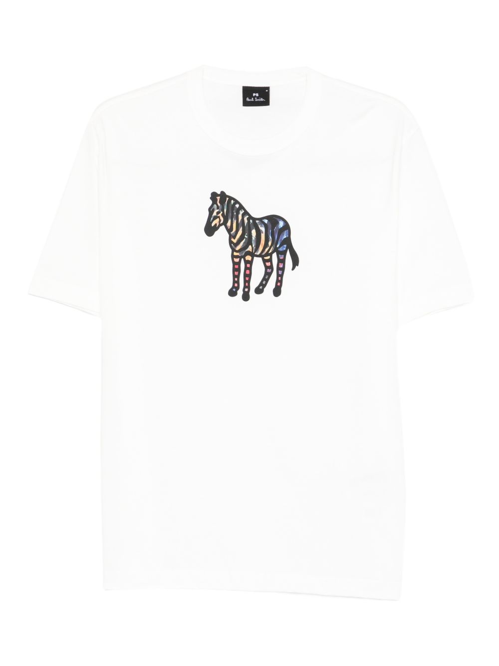 PS By Paul Smith Ps By Paul Smith Zebra organic cotton t-shirt