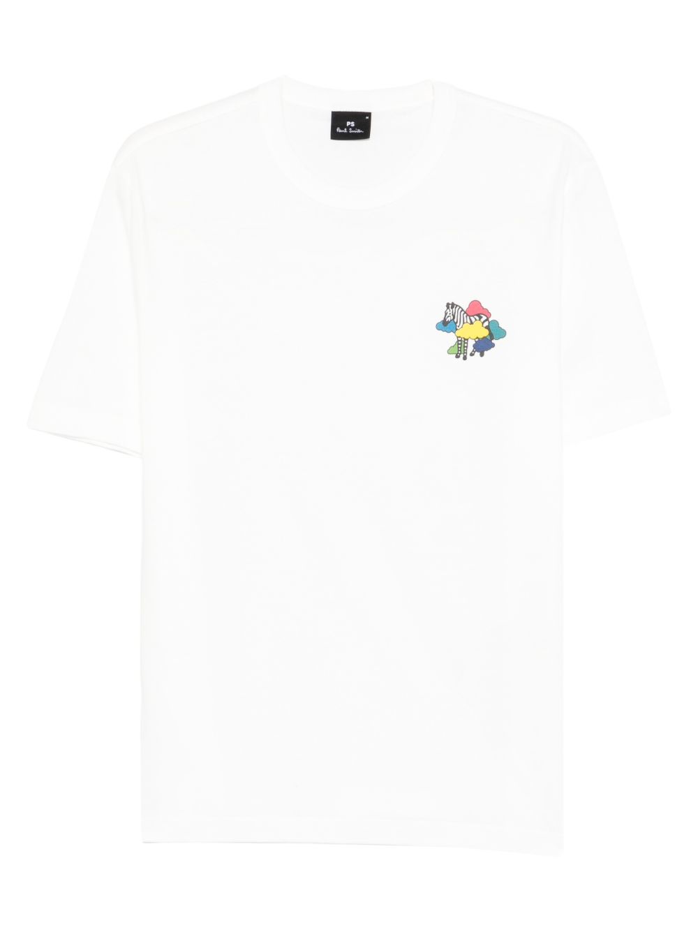PS By Paul Smith Ps By Paul Smith Zebra organic cotton t-shirt