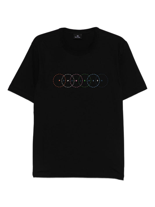 PS By Paul Smith Ps By Paul Smith Circles organic cotton t-shirt