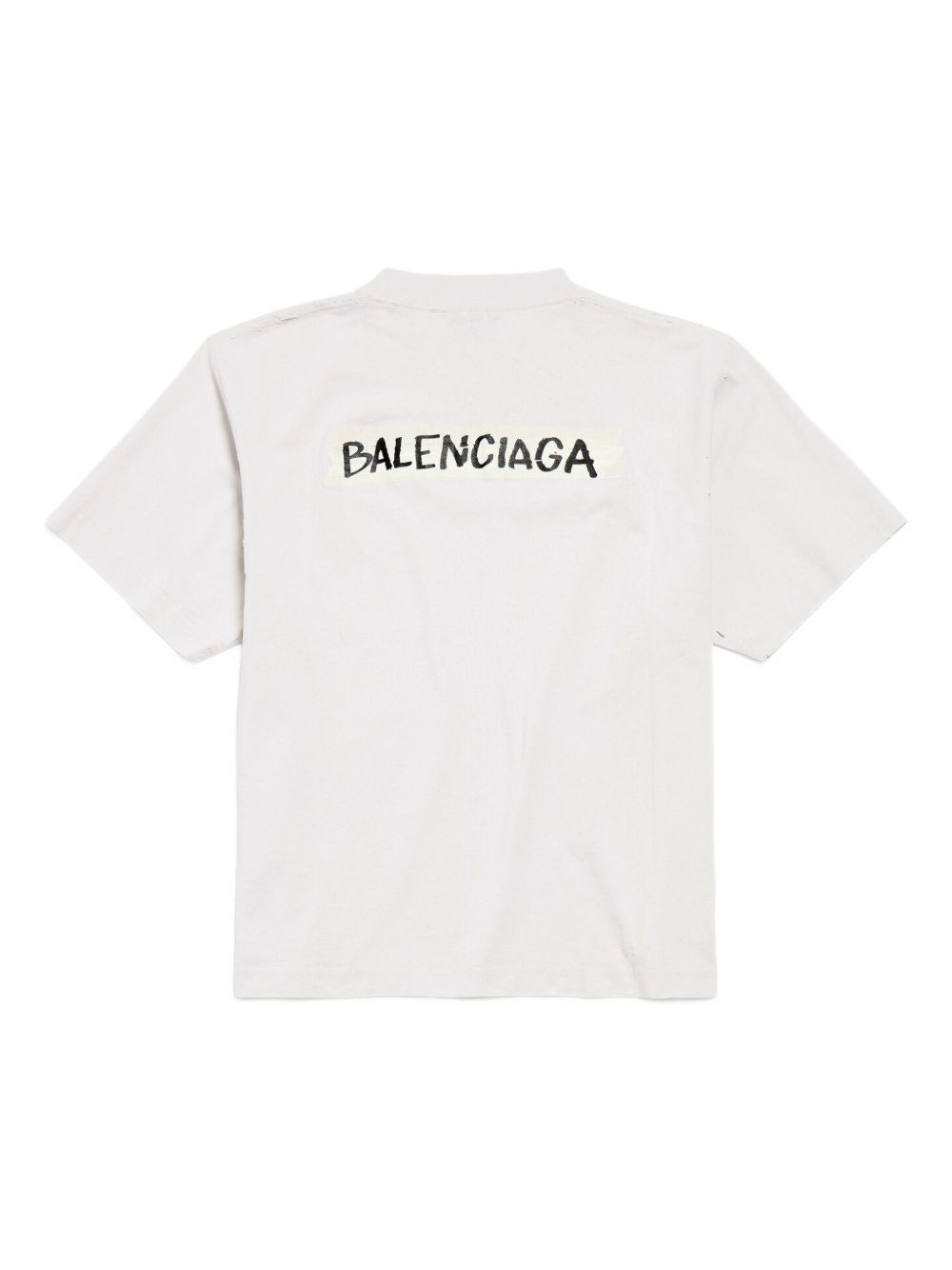 تي شيرت Balenciaga بشريط لاصق
