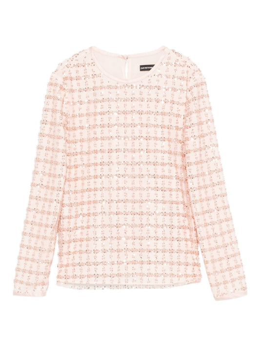 Emporio Armani Embroidered top