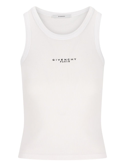 Givenchy Logo cotton tank top