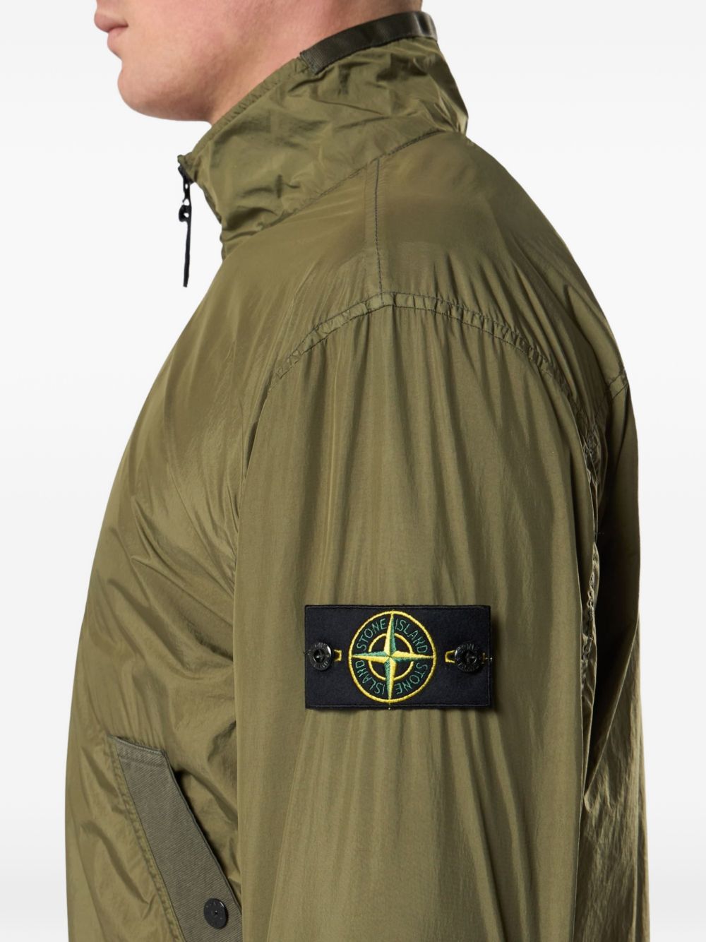 Stone Island Stone Island Wool and nylon bomber jacket