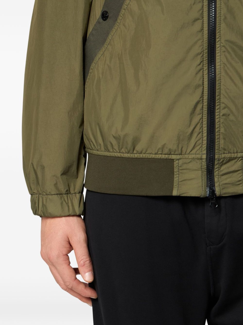Stone Island Stone Island Wool and nylon bomber jacket