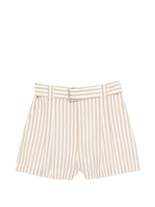 Iro Iro Anemone striped cotton shorts