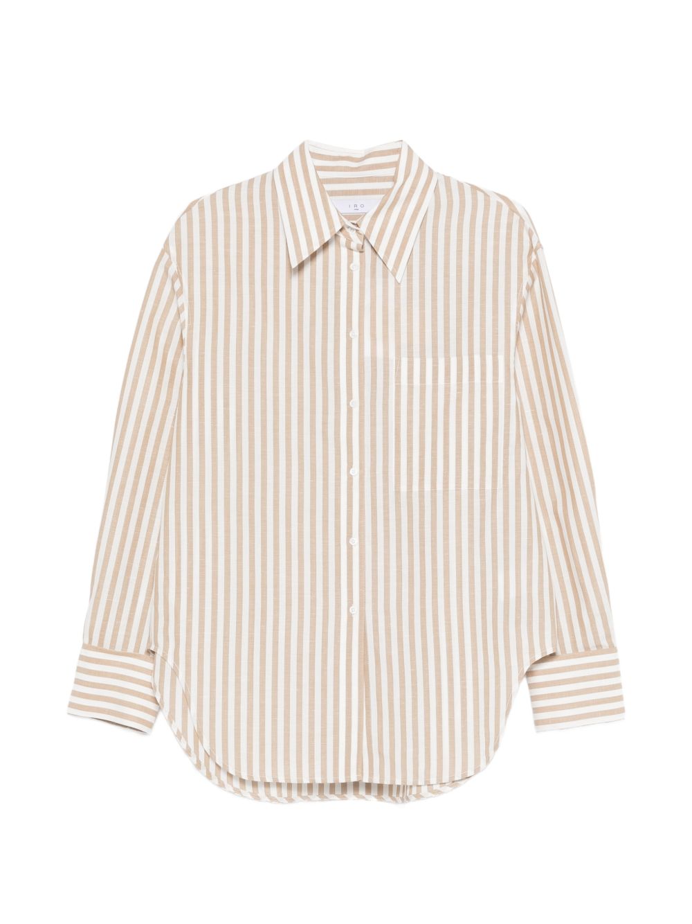 Iro Iro Azaloa striped cotton blouse