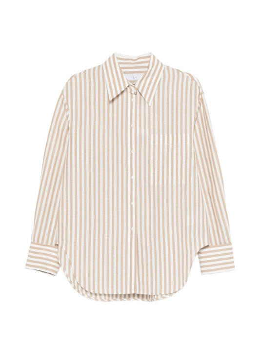 Iro Iro Azaloa striped cotton blouse