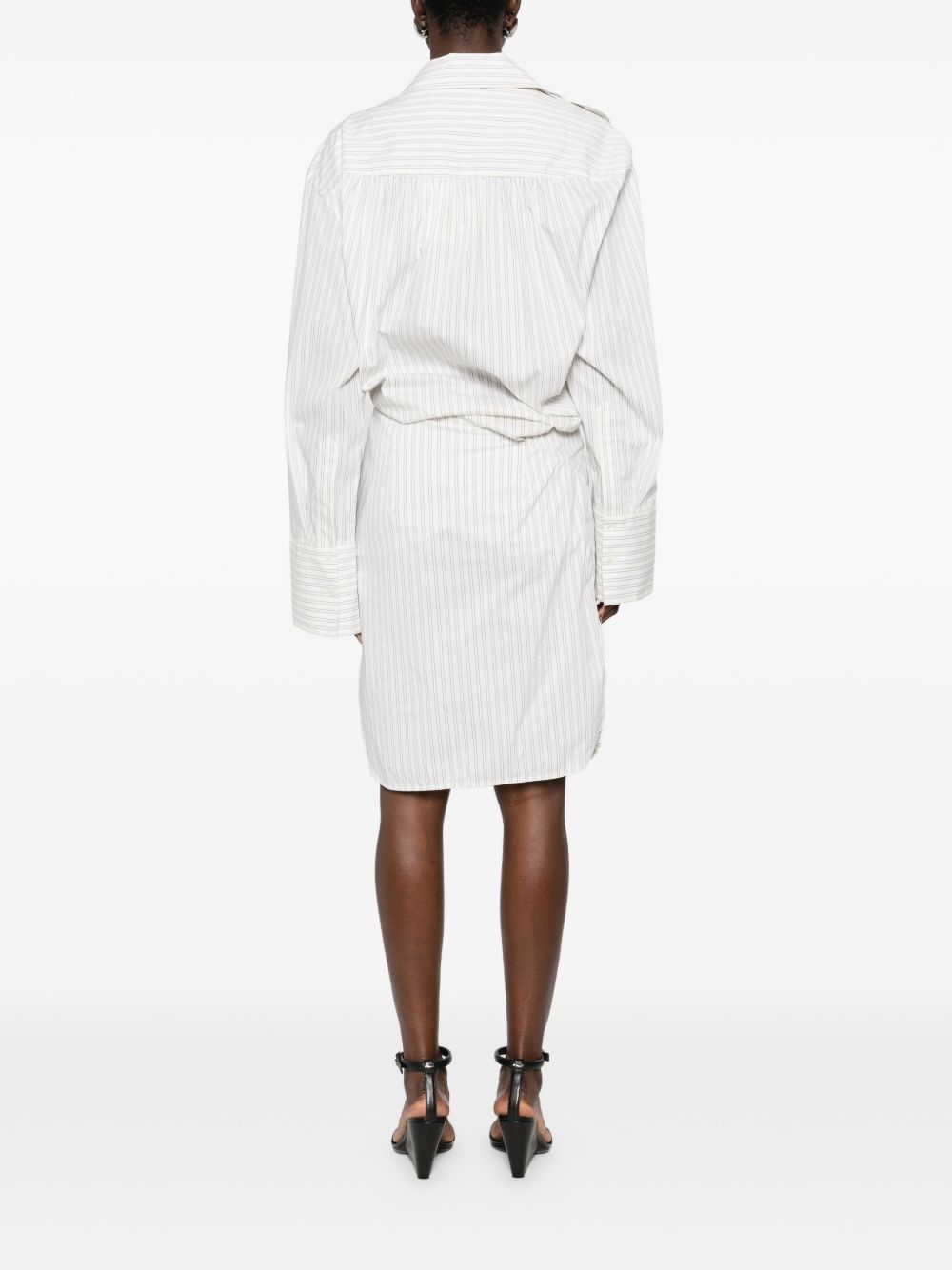 Iro Iro Lazul striped cotton dress