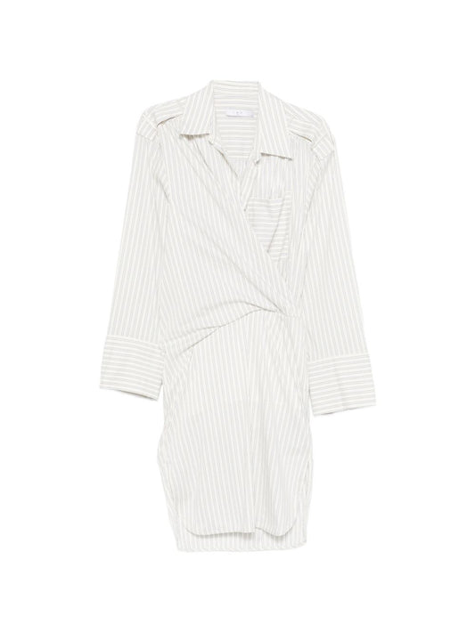 Iro Iro Lazul striped cotton dress