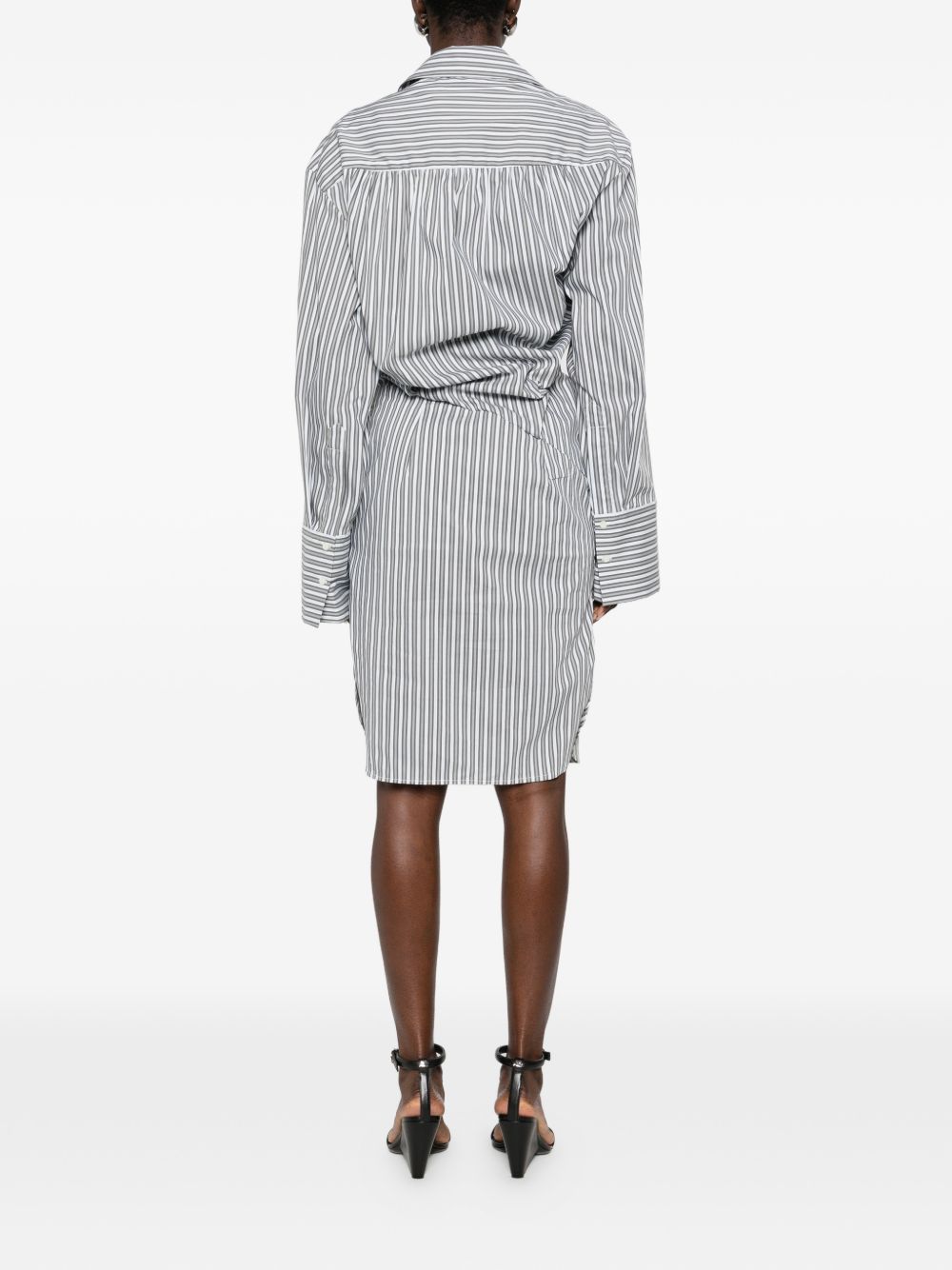 Iro Iro Lazul striped cotton dress