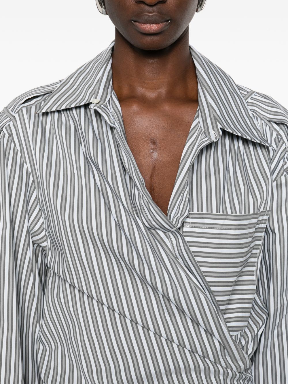 Iro Iro Lazul striped cotton dress
