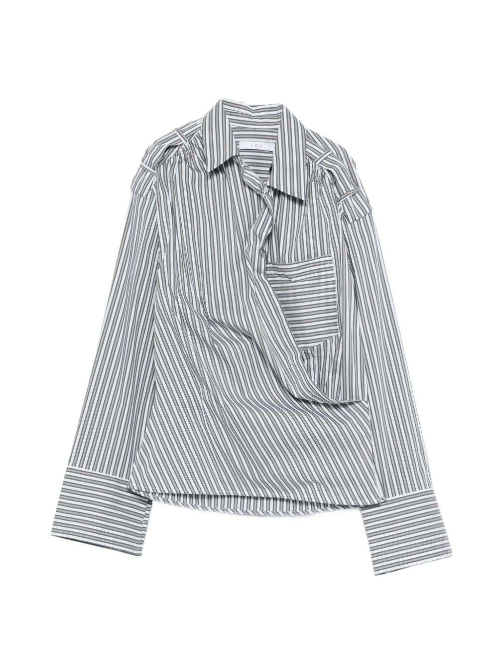 Iro Iro Lace striped cotton shirt