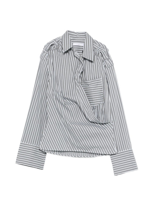 Iro Iro Lace striped cotton shirt