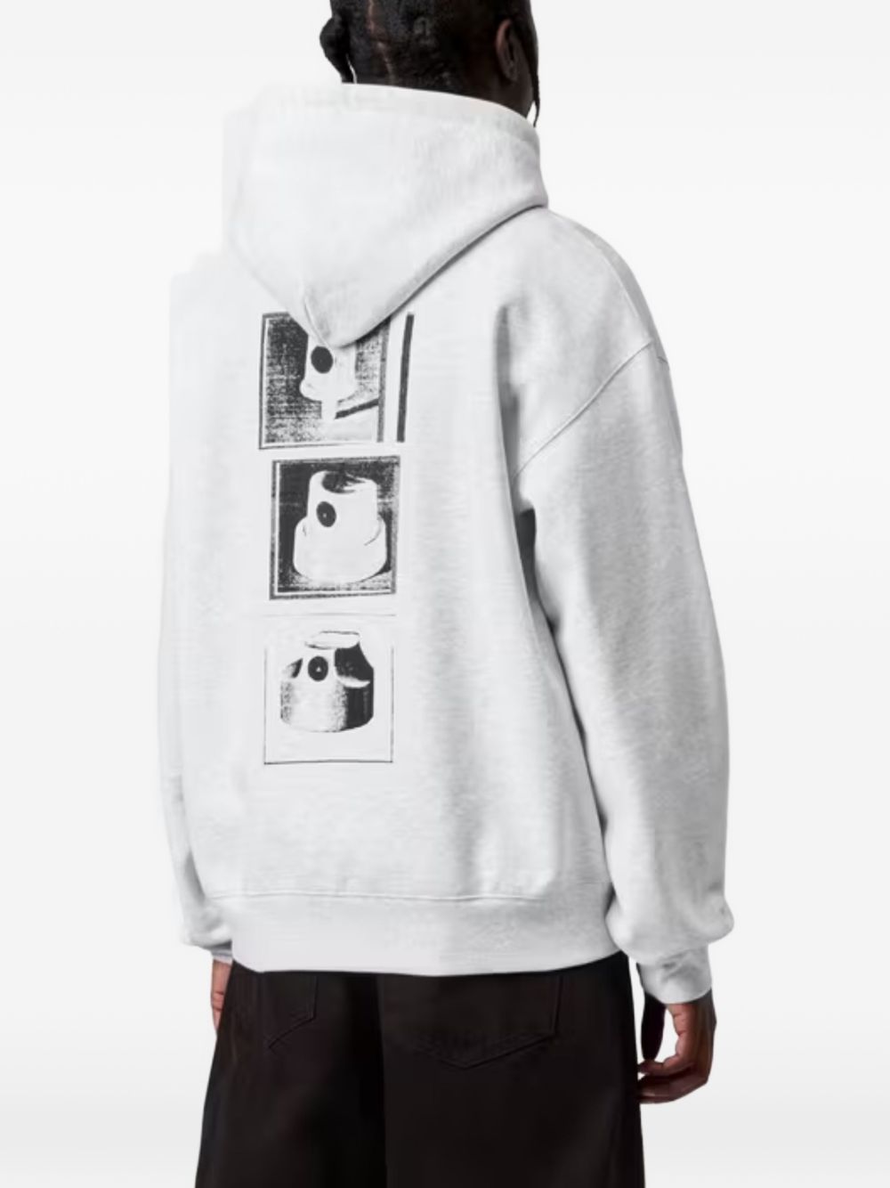 Carhartt Wip Pre Carhartt Wip Pre Silk & Nylon Logo cotton hoodie