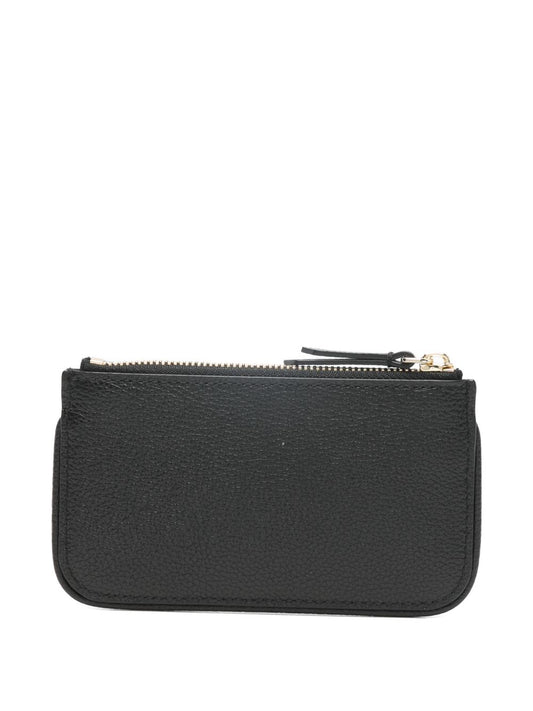 Emporio Armani Myea Deer-Print Card Holder With Zip