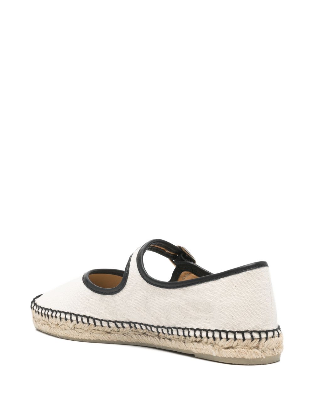 Castañer Castañer Padua Bicolor Canvas Mary Jane Espadrilles.