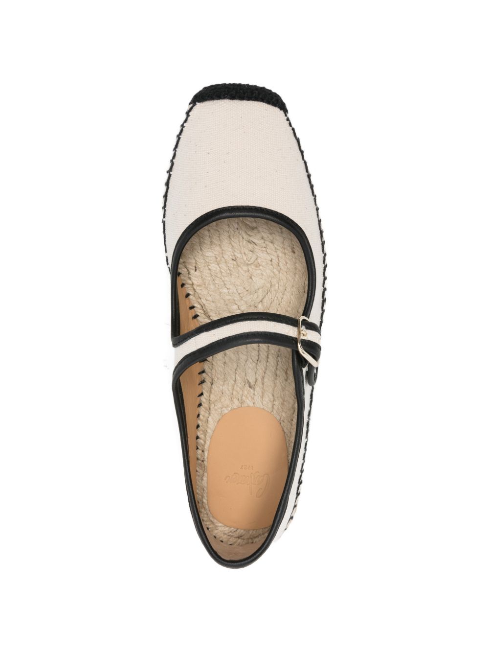 Castañer Castañer Padua Bicolor Canvas Mary Jane Espadrilles.