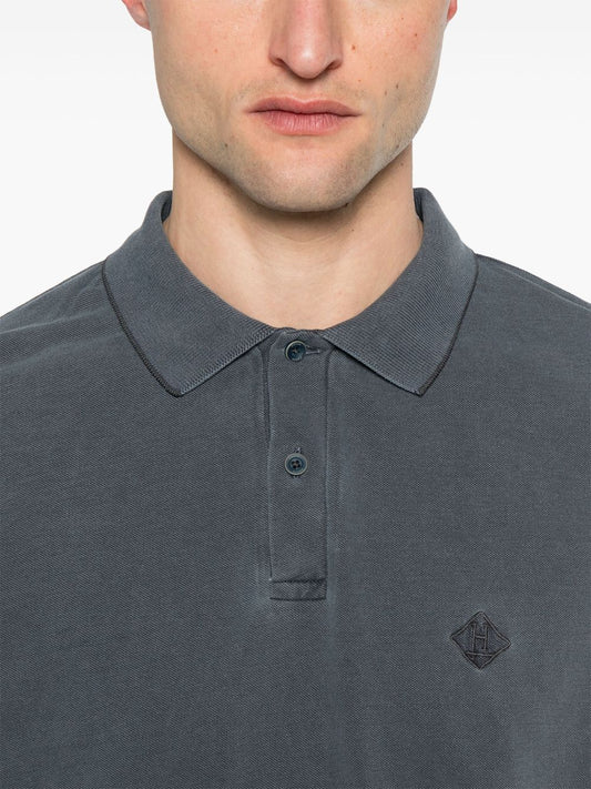 Herno Logo cotton polo shirt