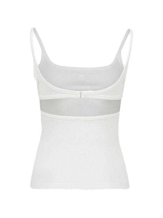 Courreges Pre Cotton tank top