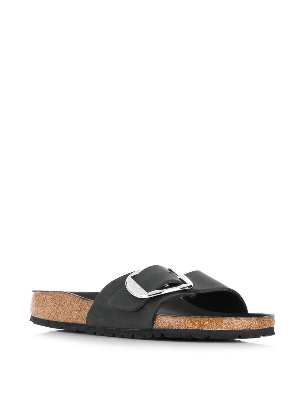 Birkenstock Birkenstock Madrid Big Buckle Black Oiled leather sandals