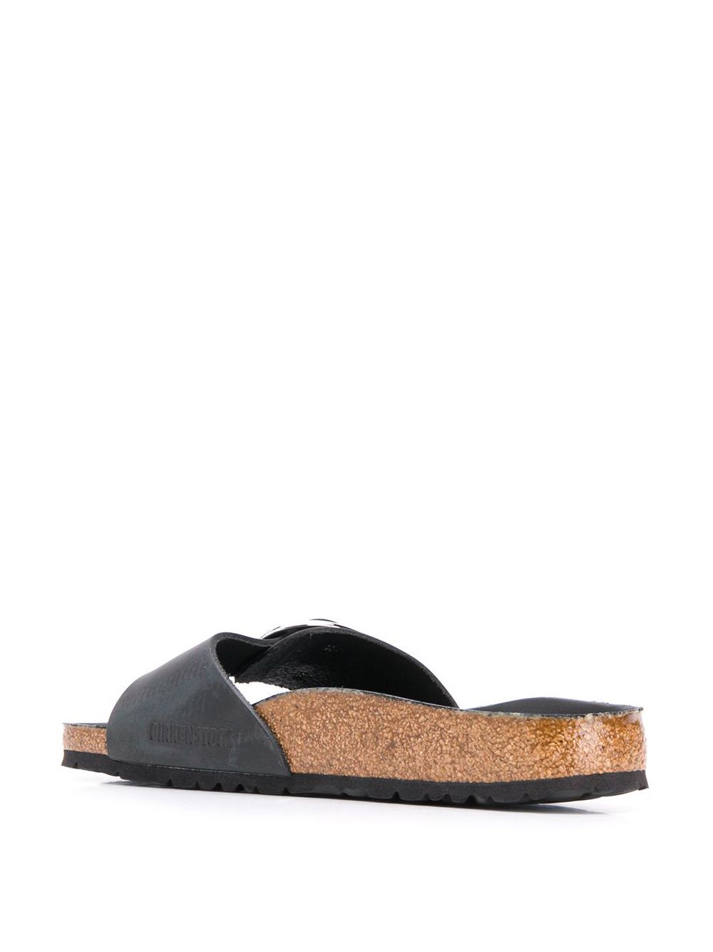 Birkenstock Birkenstock Madrid Big Buckle Black Oiled leather sandals